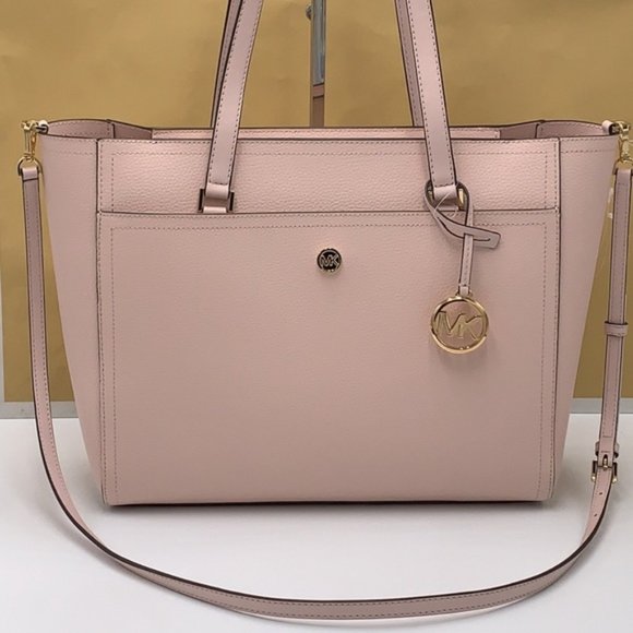 Michael Kors Maisie Large 3 in 1 Tote Powder Blush Multi - Picture 15 of 16